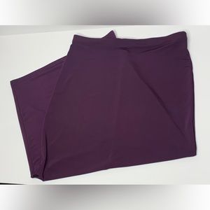 Purple pencil skirt (sz L)